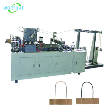 Eco-packaging Machinery Automatic Paper Bag Handle Gluing Machine